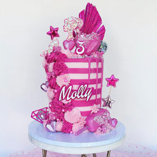 Load image into Gallery viewer, Barbie Style Acrylic Cake Charm / Topper