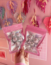 Load image into Gallery viewer, Disco Balls | Mini Pink & Silver Disco Ball Cake Decorations