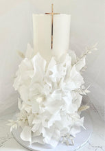 Load image into Gallery viewer, Christening Cake Topper | Cross Cake Topper | Gold Cake Charm