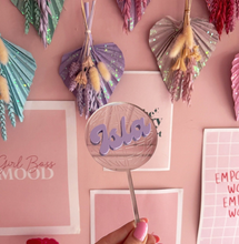 Load image into Gallery viewer, Disco Ball Cake Topper | Retro Cake Topper | Disco Ball Party