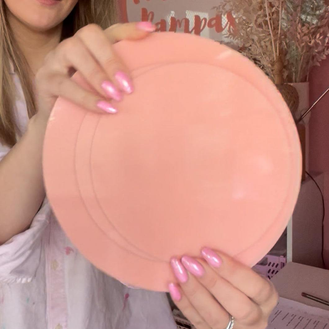 Round Cake Ganache Plates