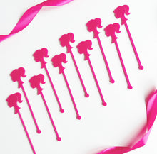 Load image into Gallery viewer, Bulk Order Barbie Cocktail Drinks Stirrer | Barbie Party Ideas
