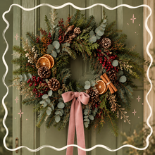 Load image into Gallery viewer, Festive Wreath Making Workshop

