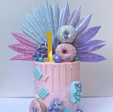 Load image into Gallery viewer, Glitter Sunpalm Cake Topper Decoration
