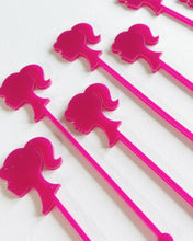 Load image into Gallery viewer, Bulk Order Barbie Cocktail Drinks Stirrer | Barbie Party Ideas
