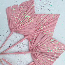Load image into Gallery viewer, Palm Spear Cake Topper - Pastel Glitter Cake Decorations
